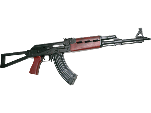 Zastava ZPAPM70 AK-47 Rifle BULGED TRUNNION 1.5MM RECEIVER - Blood Red Handguard | 7.62x39 | 16.3" Chrome Lined Barrel | Folding Triangle Stock