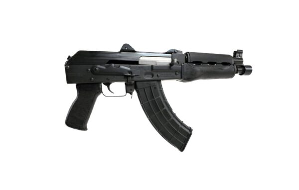 Zastava ZPAP92 AK-47 Pistol BULGED TRUNNION 1.5MM RECEIVER - Stained Wood Handguard | 7.62x39 | 10" Chrome Lined Barrel