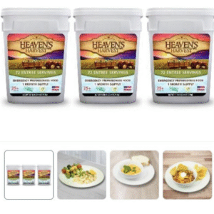 Entree Bucket – 3 Pack – Emergency Survival Food Kit